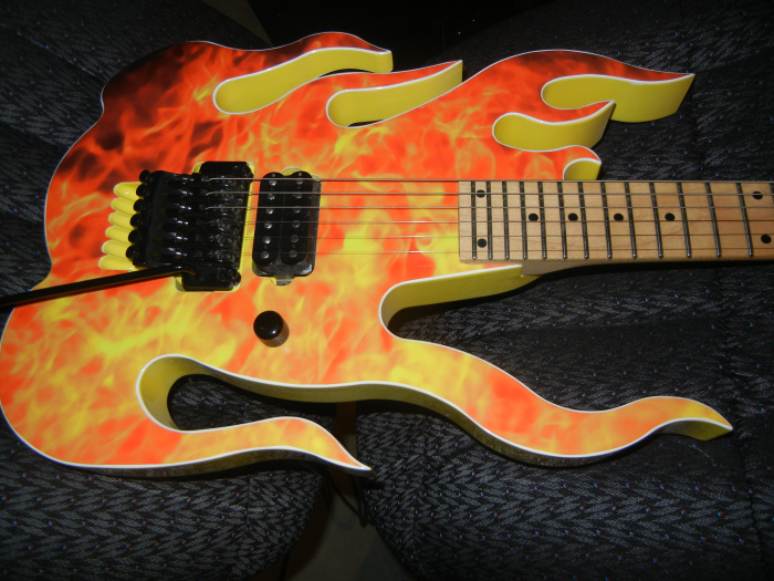 Ibanez Flame Guitar Image